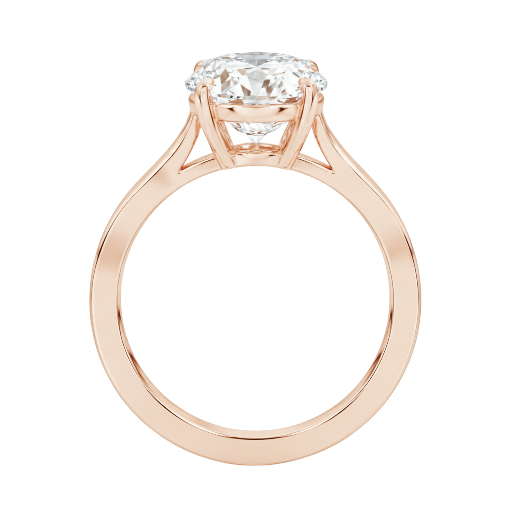 Wreath - Pear - Rose Gold - Channel