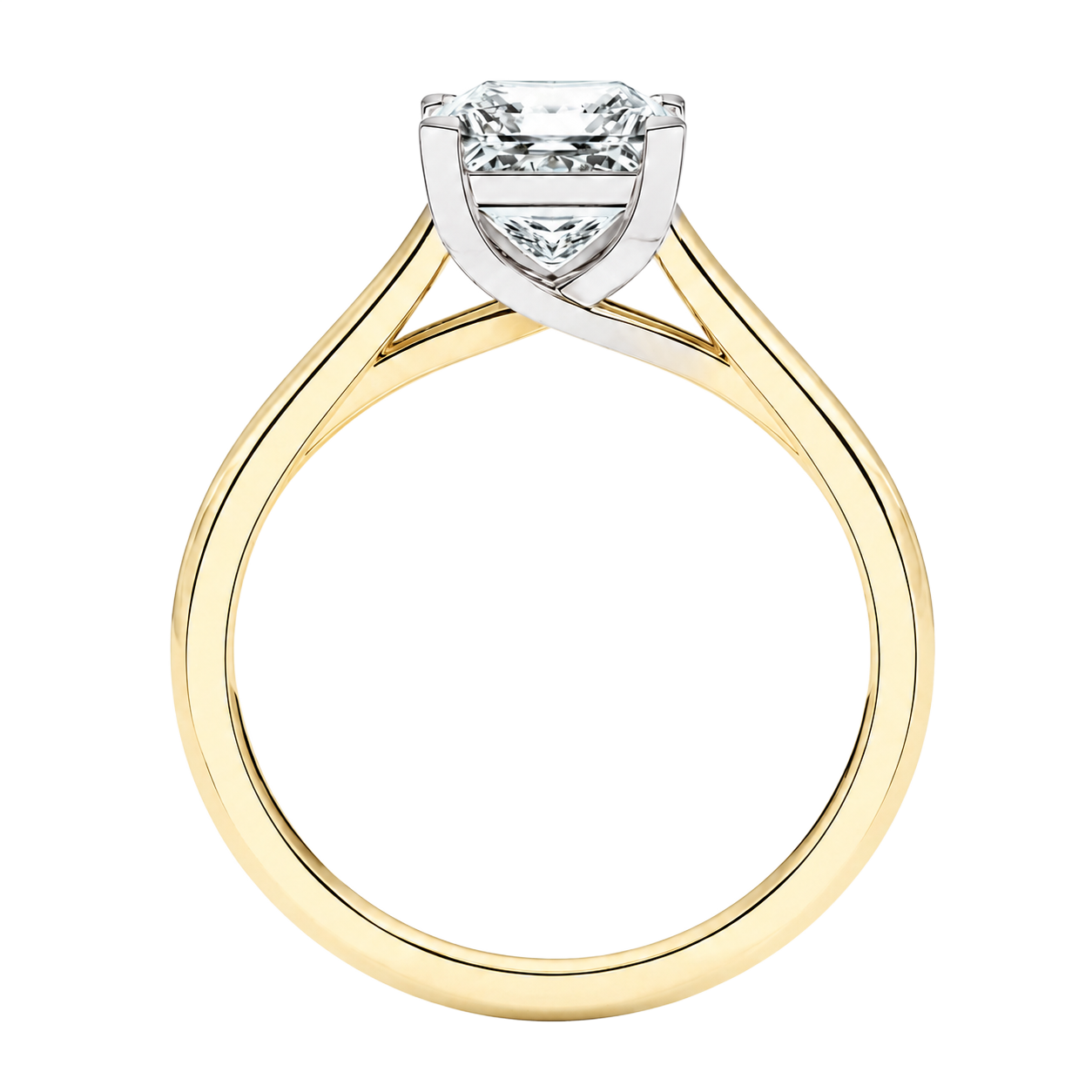 Basilica - Asscher - Yellow/White Tone - Plain
