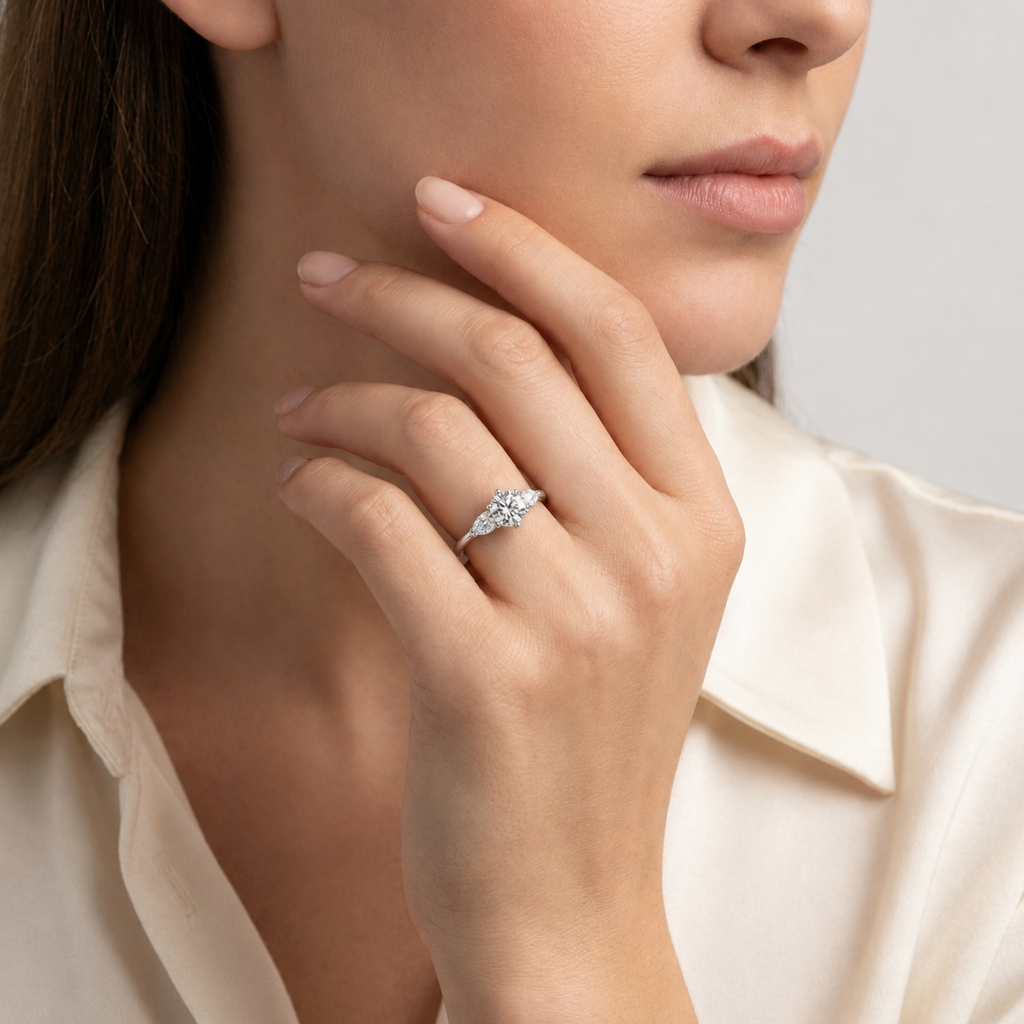 Halcyon - Round - Platinum - Plain