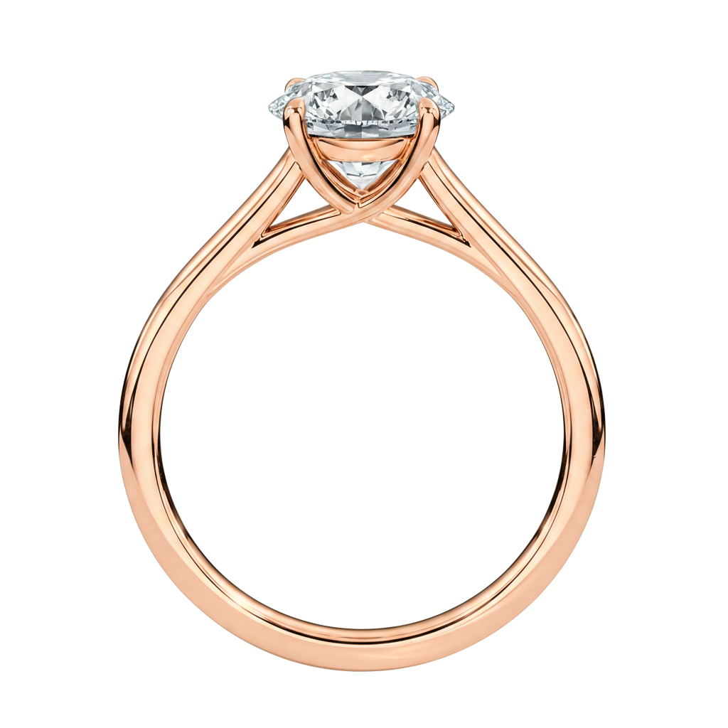Basilica - Pear - Rose Gold - Plain