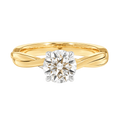 Wreath - Round - Yellow/White Tone - Plain