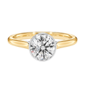 Solenne - Round - Yellow/White Tone - Plain