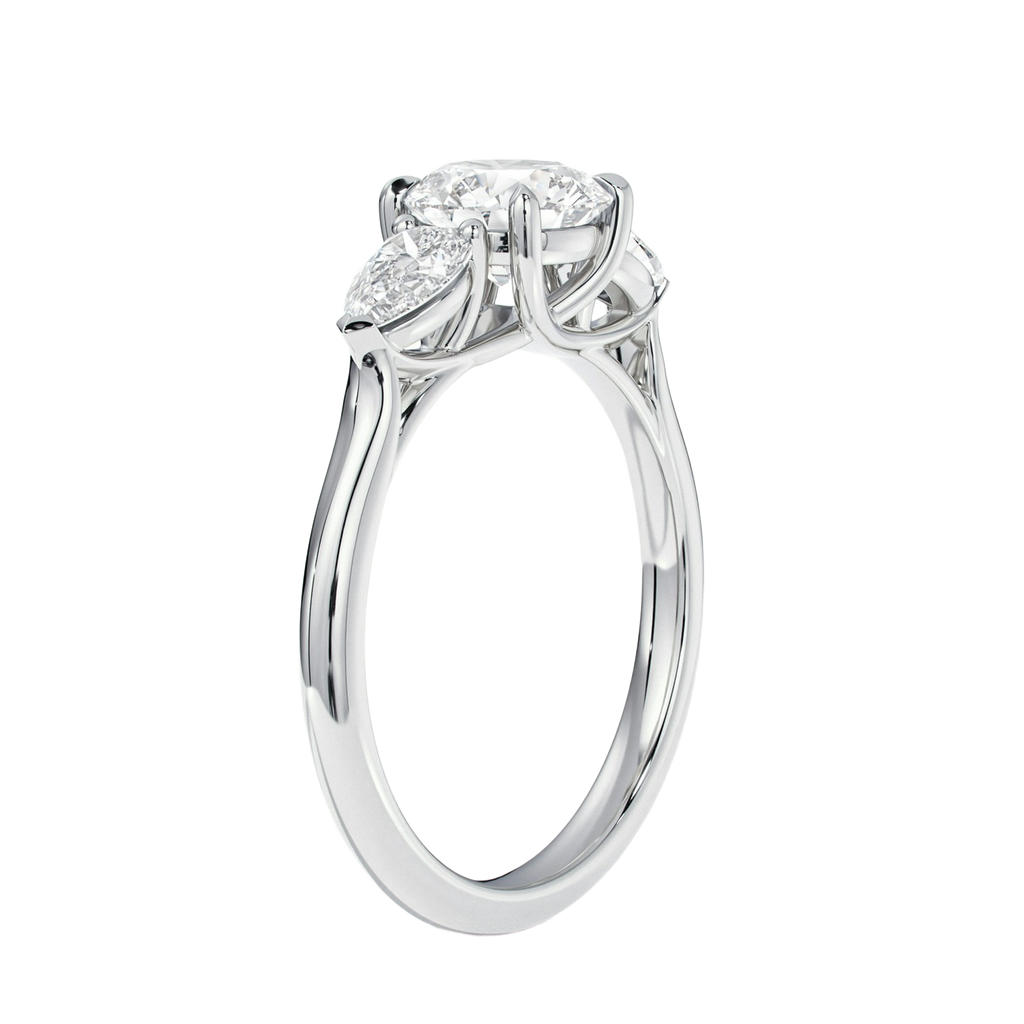 Halcyon - Round - Platinum - Plain