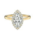 Cordelia - Marquise - Yellow Gold - Plain