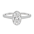 Solenne - Oval - Platinum - Channel