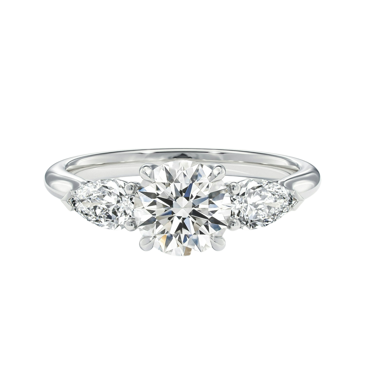 Halcyon - Round - Platinum - Plain