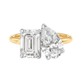 Duo - Emerald - Yellow/White Tone - Plain
