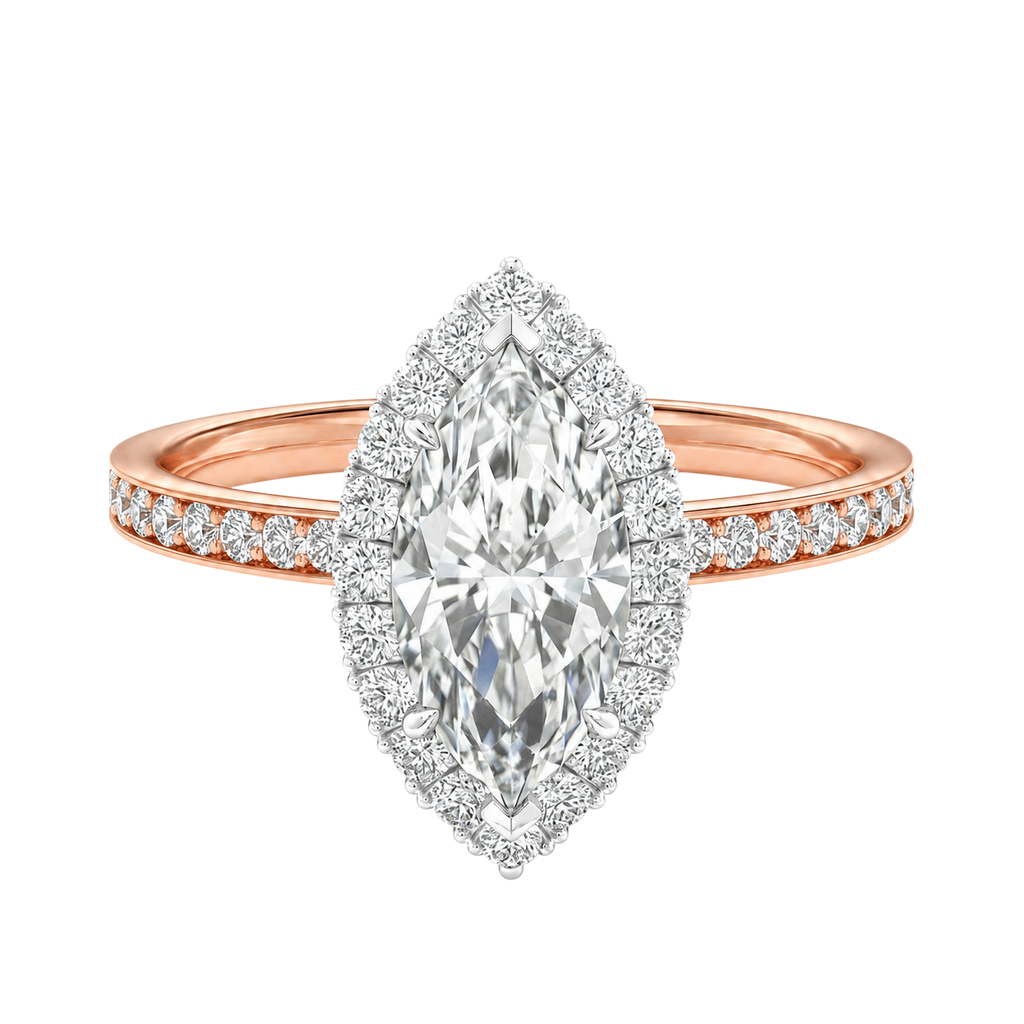 Cordelia - Marquise - Rose / White Tone - Channel