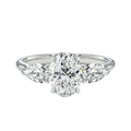 Halcyon - Oval - Platinum - Plain