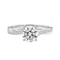Wreath - Round - Platinum - Channel