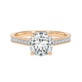 Basilica - Cushion - Rose Gold - Channel
