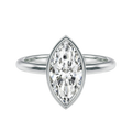 Bailey - Marquise - Platinum - Plain