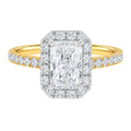 Cordelia - Radiant - Yellow / White Tone - Pavé