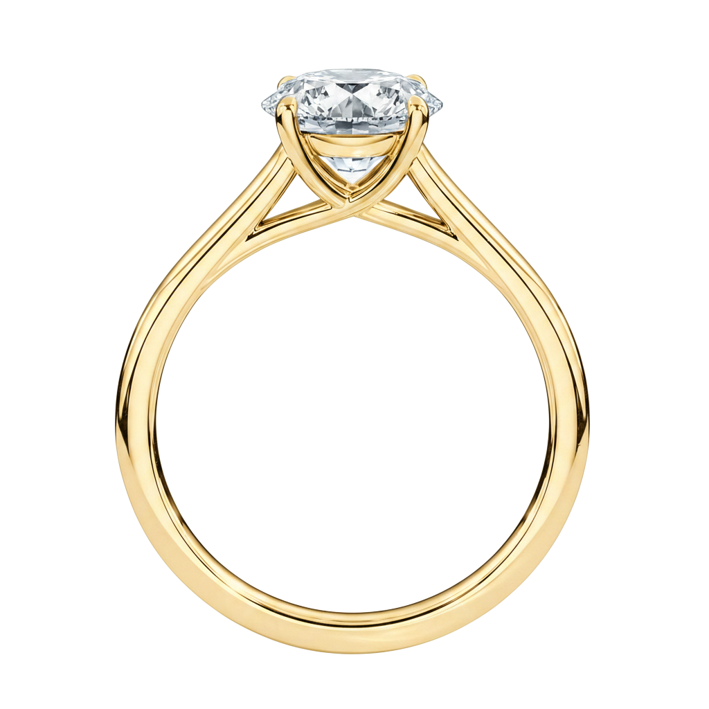 Basilica - Radiant - Yellow Gold - Plain