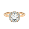 Cordelia - Cushion - Rose Gold - Plain