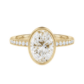 Bailey - Oval - Yellow Gold - Channel