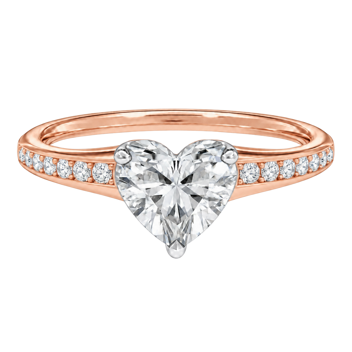 Lumiere - Heart - Rose/White Tone - Channel