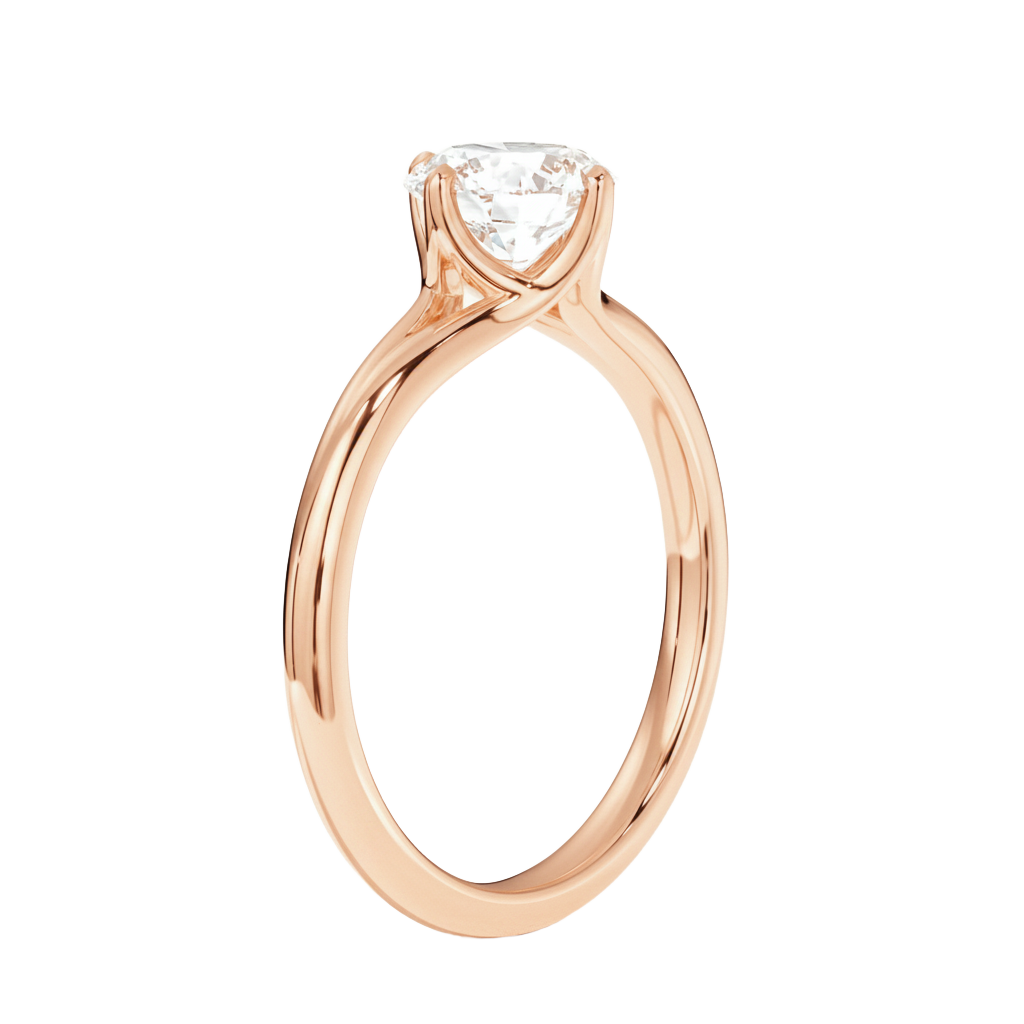 Lumiere - Round - Rose Gold - Plain