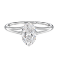 Lumiere - Oval - Platinum - Plain