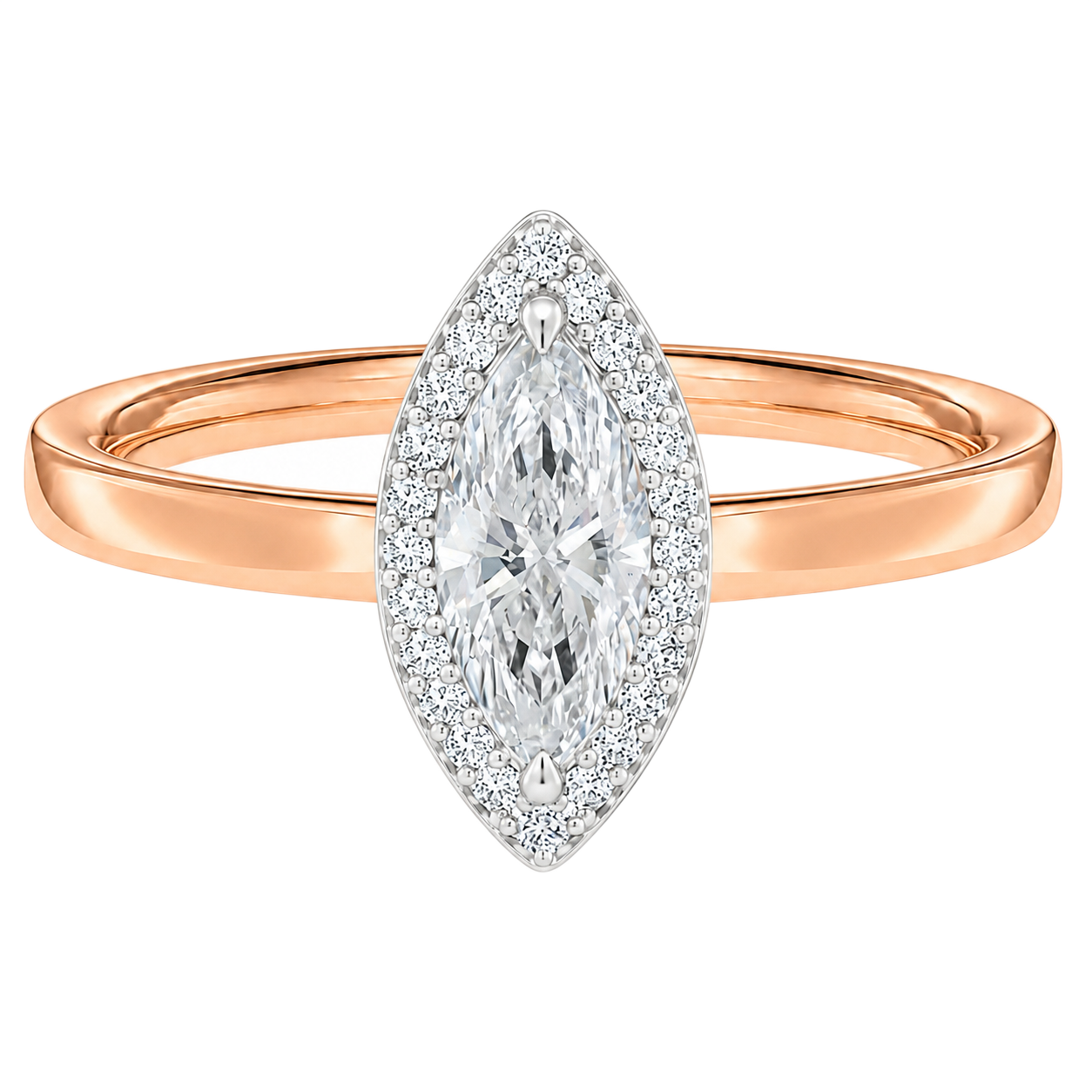 Deneuve - Marquise - Rose/White Tone - Plain