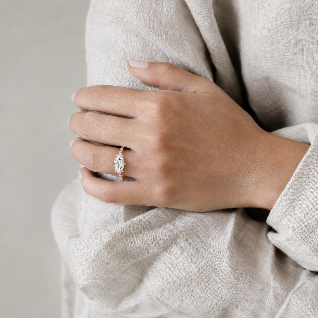 Talia - Marquise - Rose/White Tone - Channel