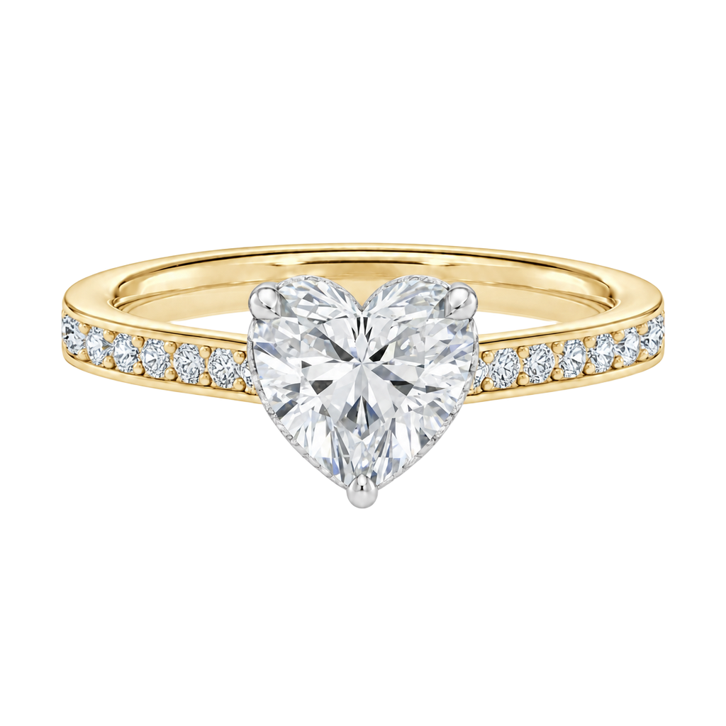 Talia - Heart - Yellow/White Tone - Channel