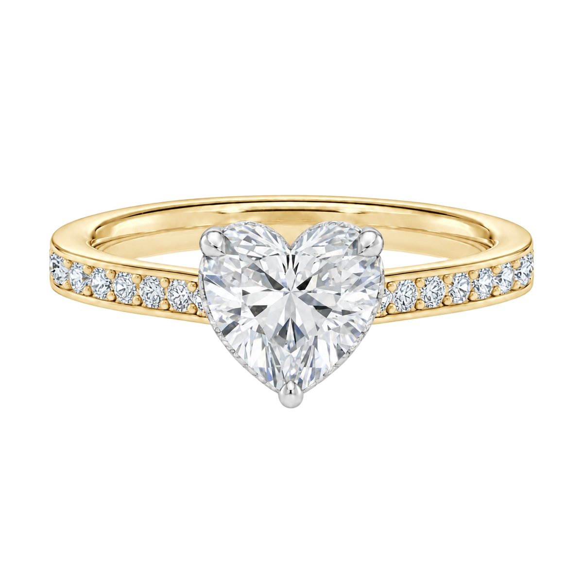 Talia - Heart - Yellow/White Tone - Channel