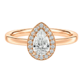 Deneuve - Pear - Rose Gold - Plain