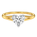 Lumiere - Heart - Yellow/White Tone - Plain