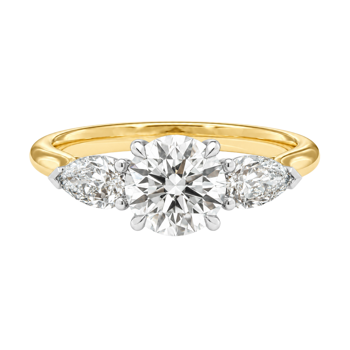 Halcyon - Round - Yellow/White Tone - Plain