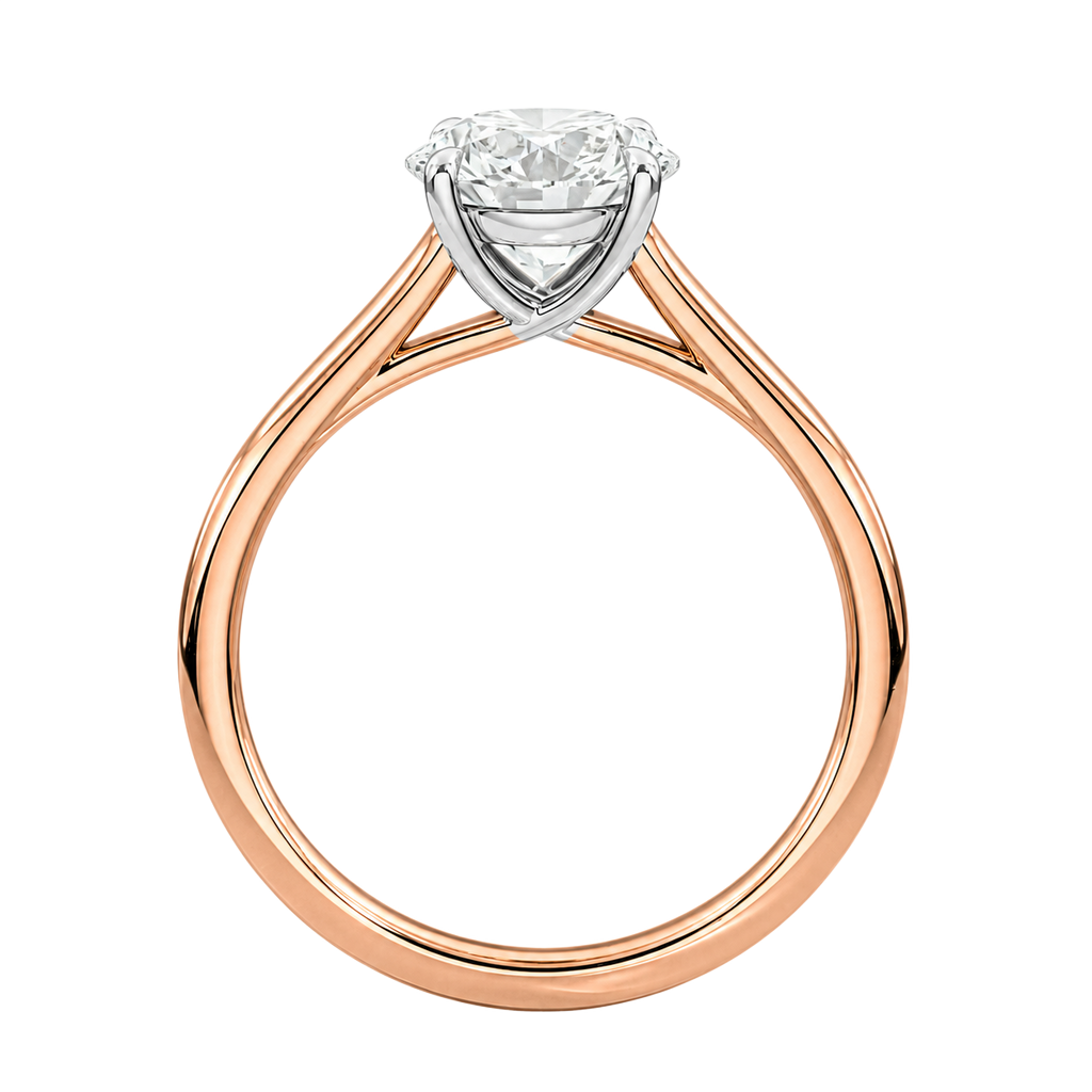 Basilica - Round - Rose/White Tone - Plain