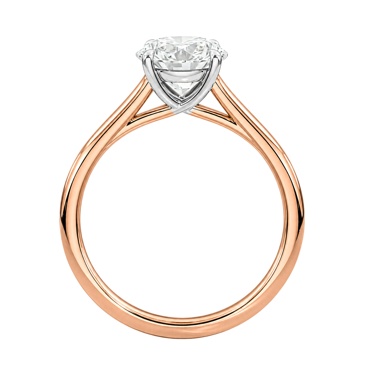 Basilica - Round - Rose/White Tone - Plain