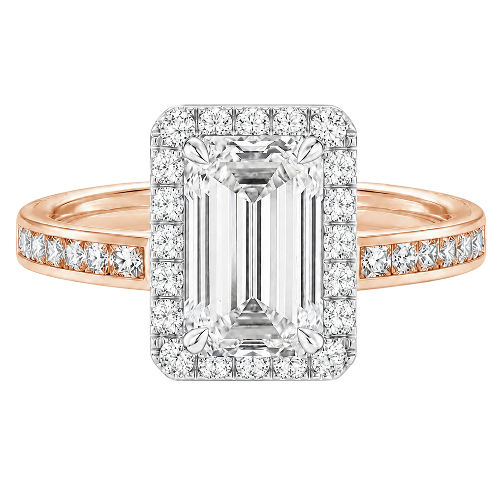Cordelia - Emerald - Rose / White Tone - Channel