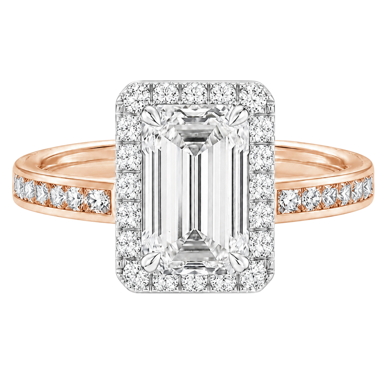 Cordelia - Emerald - Rose / White Tone - Channel