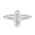 Talia - Marquise - Platinum - Plain