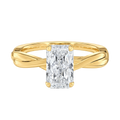 Wreath - Radiant - Yellow Gold - Plain