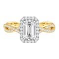 Braid - Emerald - Yellow/White Tone - Pavé