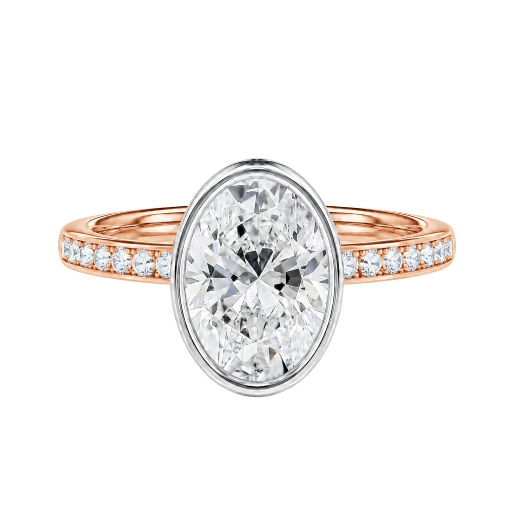 Bailey - Oval - Rose/White Tone - Channel