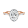 Bailey - Oval - Rose/White Tone - Channel
