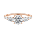 Halcyon - Round - Rose Gold - Channel