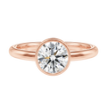 Bailey - Round - Rose Gold - Plain