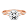 Solenne - Cushion - Rose/White Tone - Channel