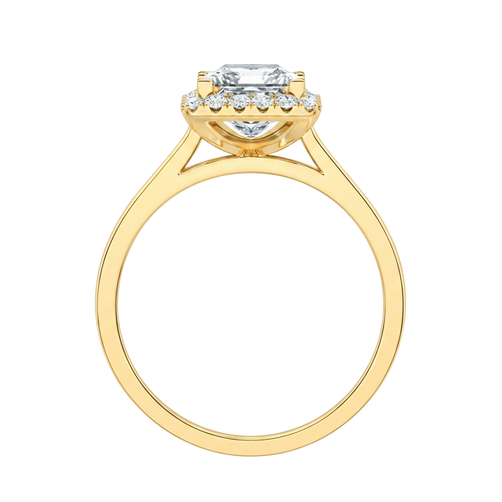 Cordelia - Emerald - Yellow Gold - Plain