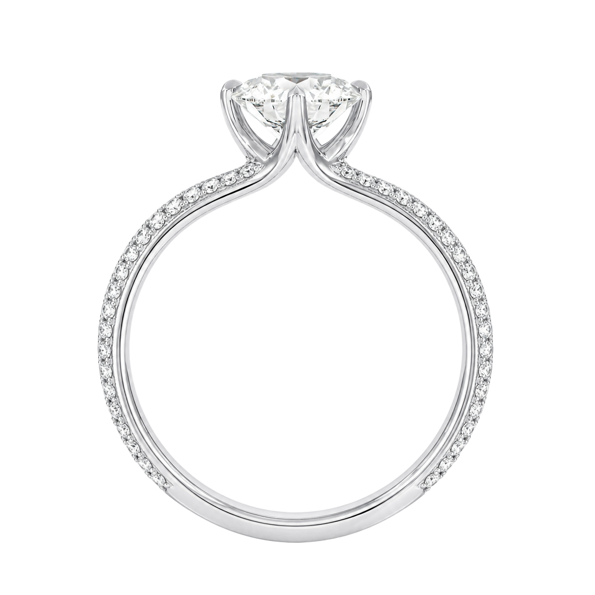 Lumiere - Marquise - Platinum - Pavé