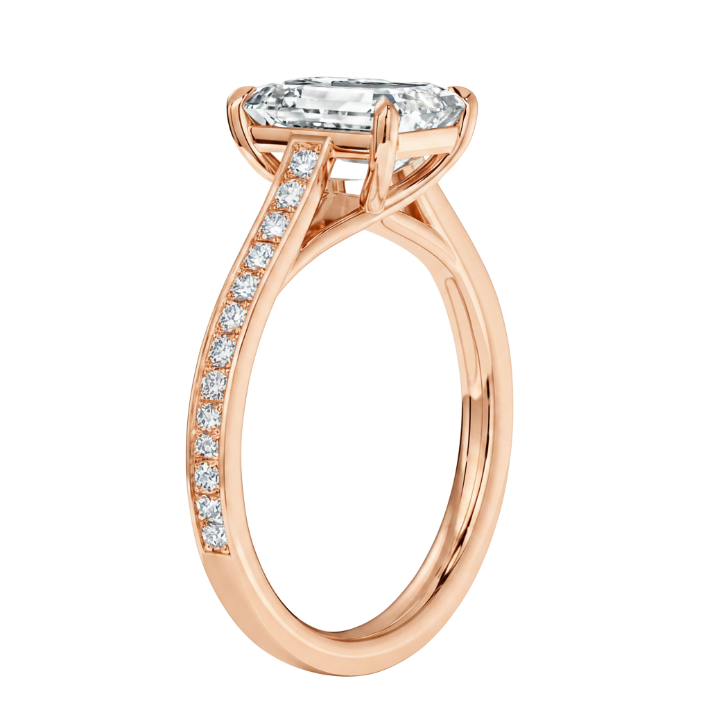 Basilica - Radiant - Rose Gold - Channel