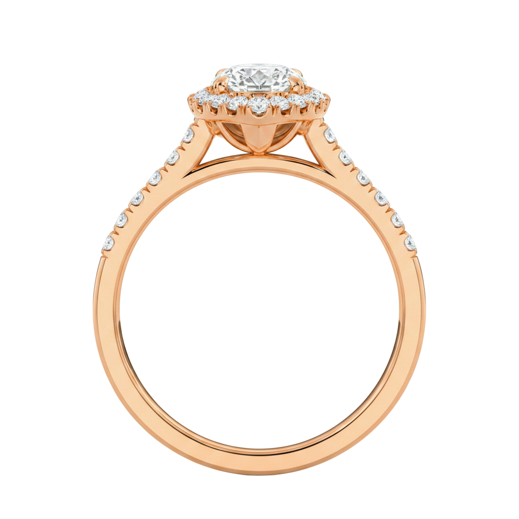 Cordelia - Emerald - Rose Gold - Channel