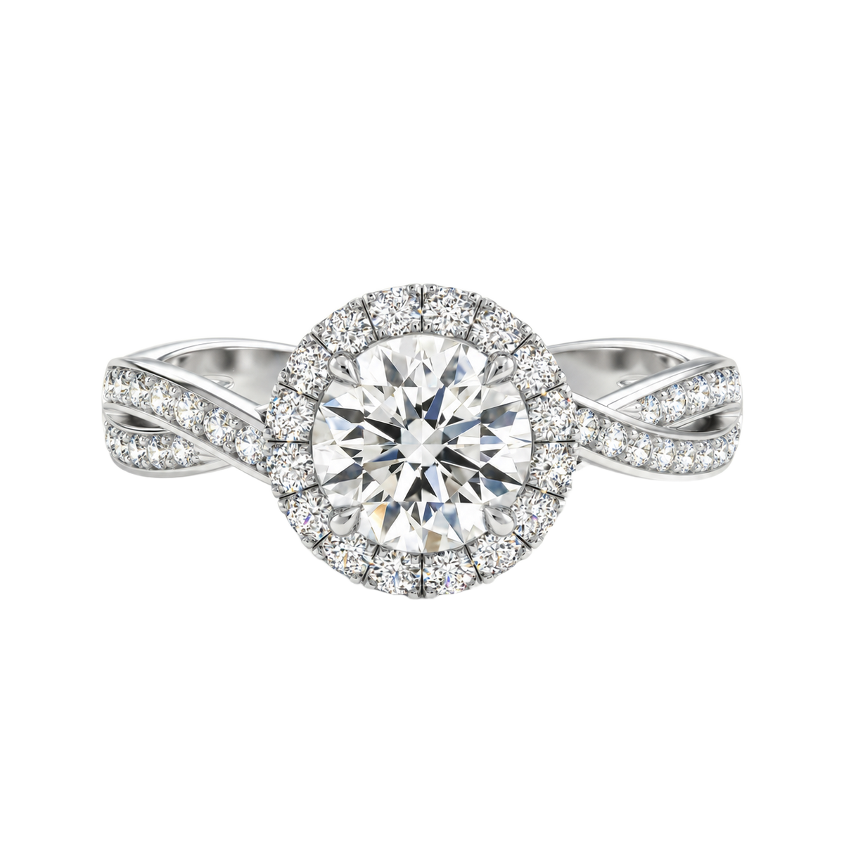 Braid - Round - White Gold - Channel