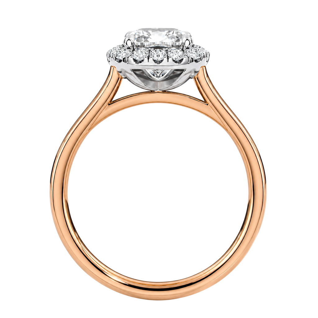 Cordelia - Cushion - Rose / White Tone - Plain