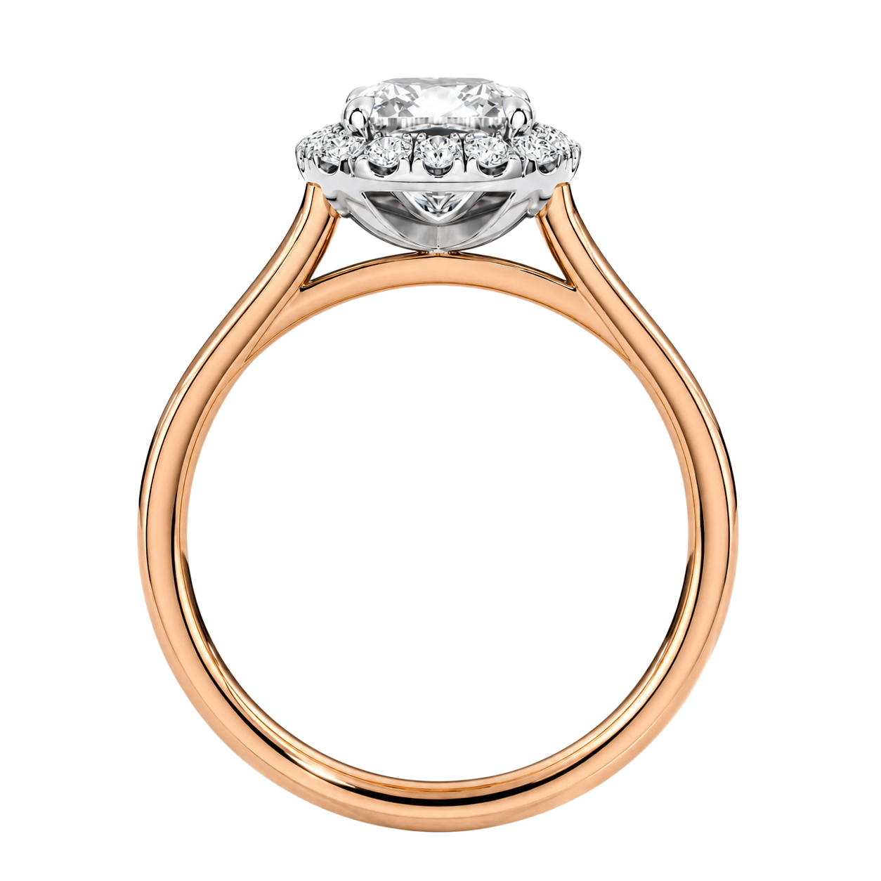 Cordelia - Cushion - Rose / White Tone - Plain