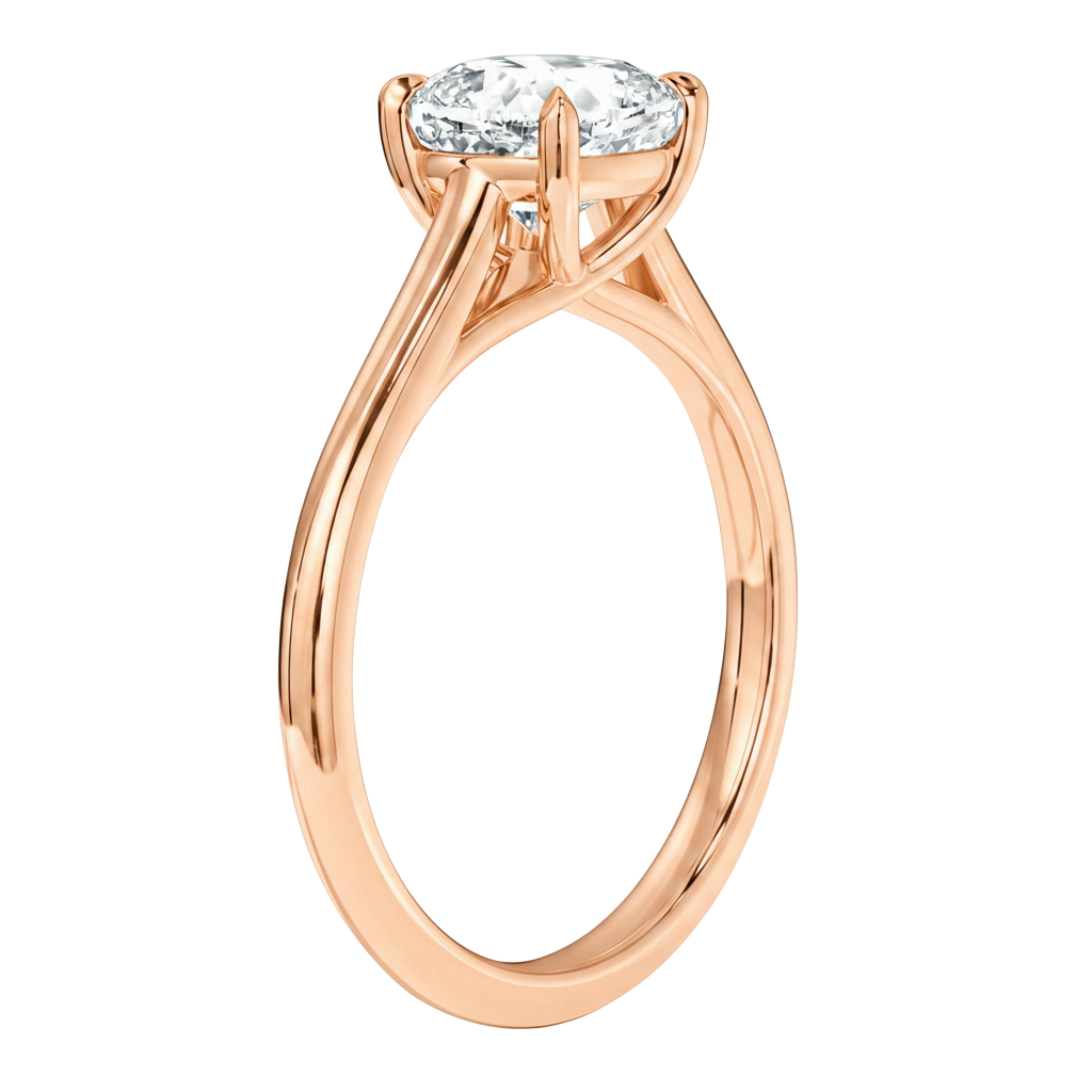 Basilica - Pear - Rose Gold - Plain